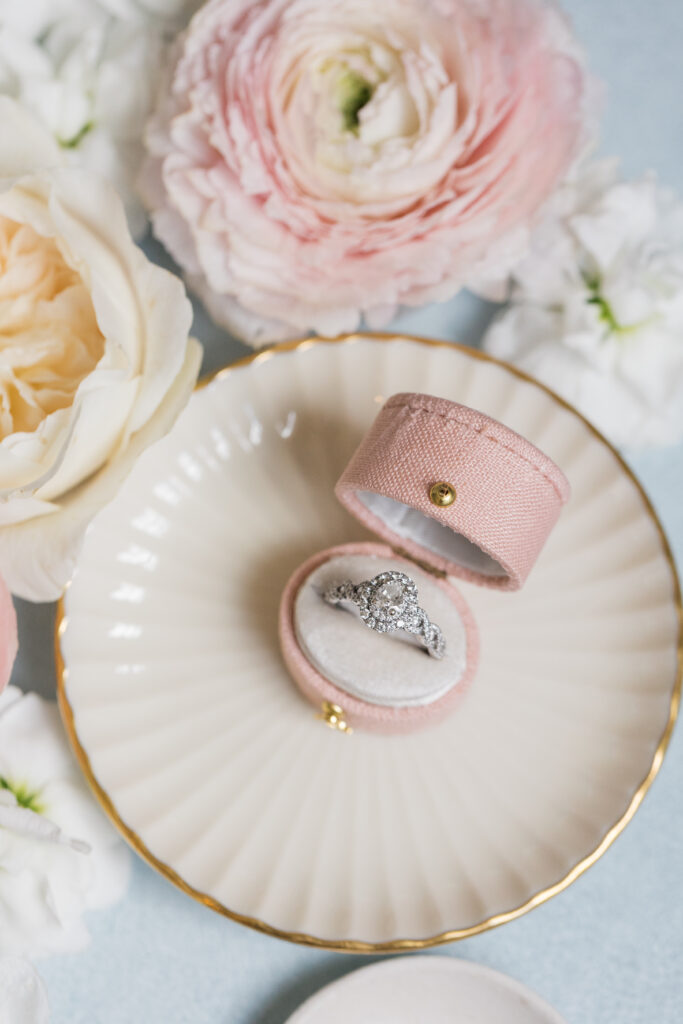Bride and groom share a joyful moment during their Hazelnut Farm wedding in Louisville, Kentucky.