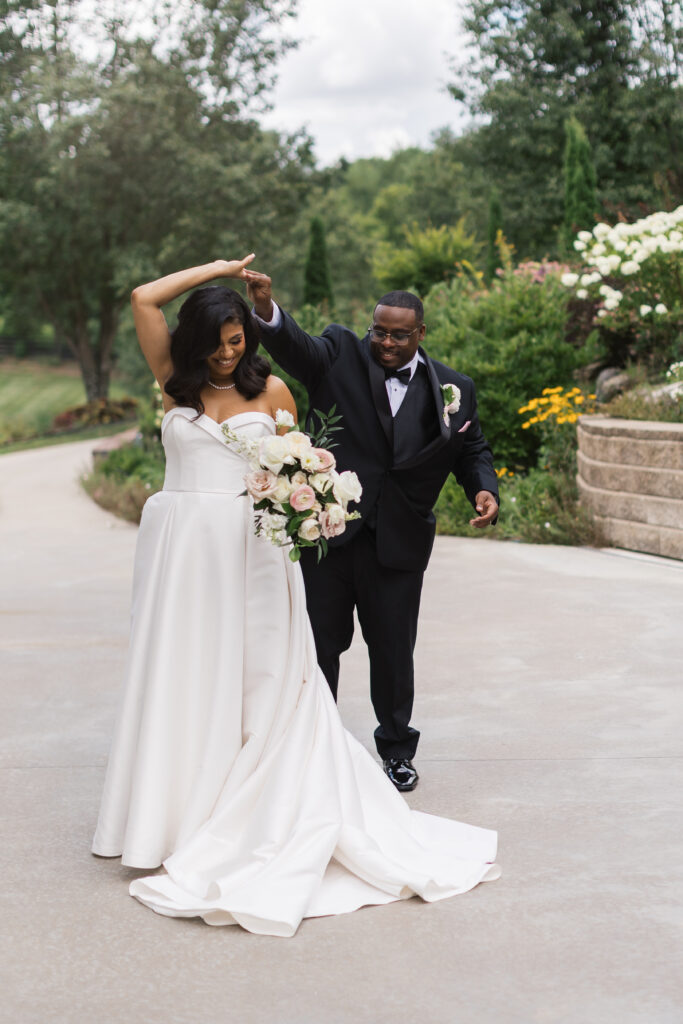 Sophisticated Hazelnut Farm wedding captured by Louisville wedding photographer Emily Peters, showcasing intentional design and heartfelt moments.