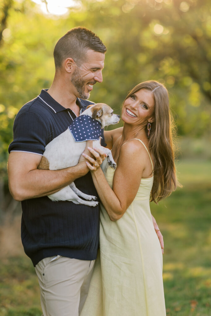 Peaceful wedding portrait at Mount Saint Francis.
