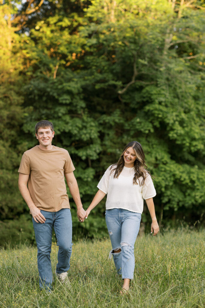 Wedding photo taken on private family land.
